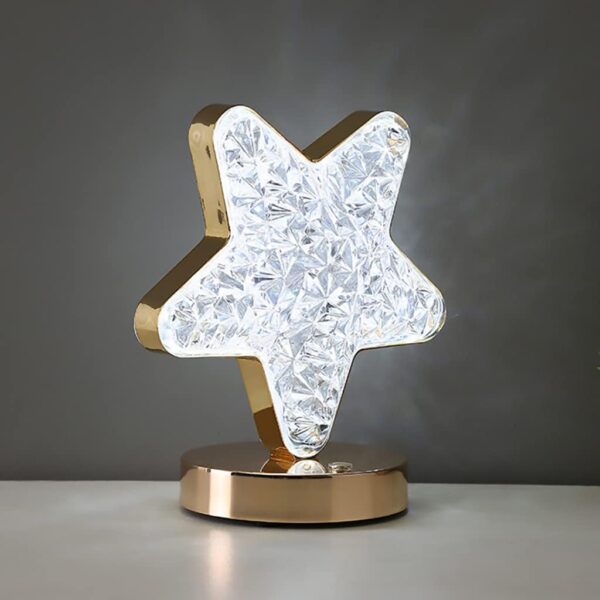 Rechargeable Crystal Star Lamp