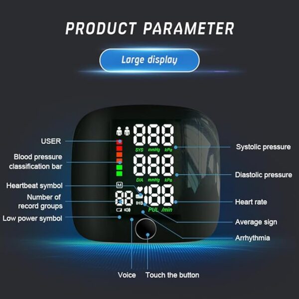 Rechargeable Blood Pressure Monitor